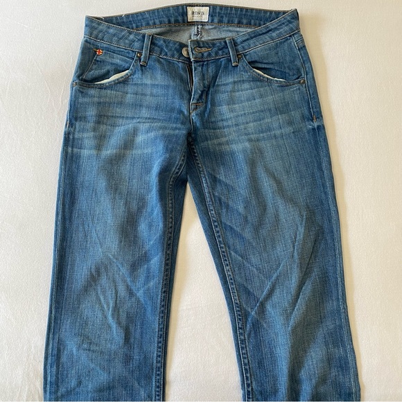 Hudson Bacara Crop Straight Cuffed Jeans - Picture 4 of 7